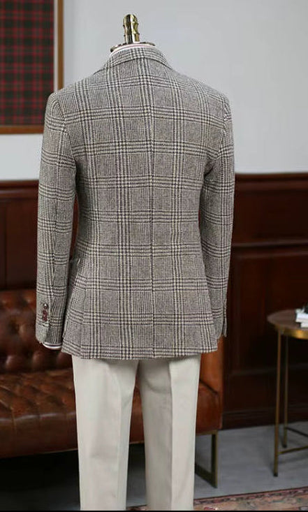 Single-Breasted Suit Jacket
