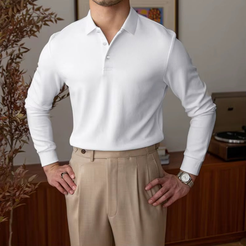  Long Sleeve Polo 