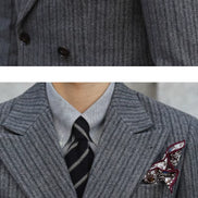 Mens 2-Piece Suit Double-Breasted