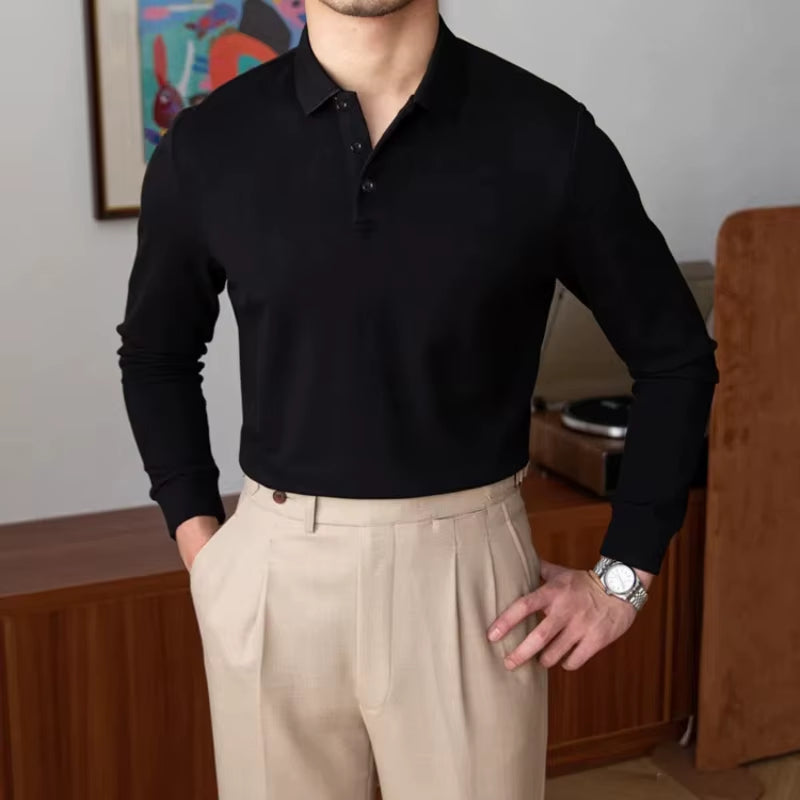  Long Sleeve Polo 
